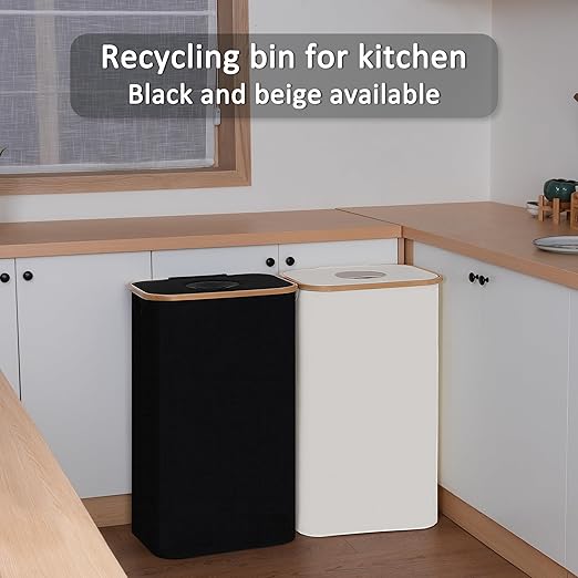 29 Gallons Recycling Bins for Kitchen, Indoor Recycle Bins - Image 6