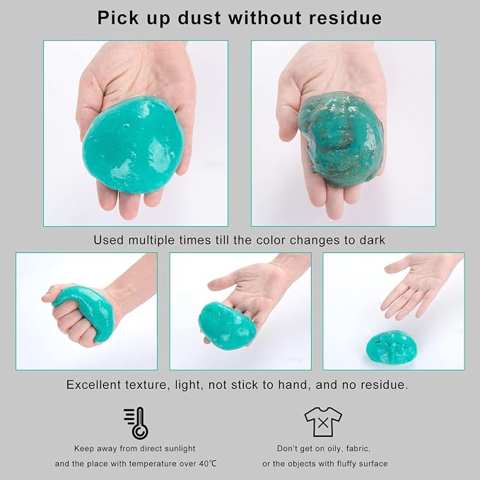 ASFSKY Keyboard Cleaning Gel Keyboard Cleaner Adheres to Dust and Debris in The - Image 9
