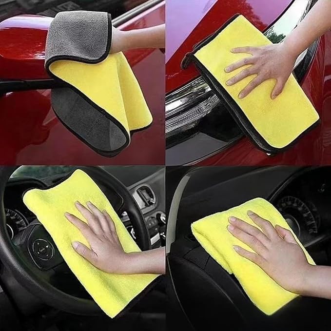 10 Pack Premium Microfiber Towels Coral velvet Washing and Detailing Towels - Image 4