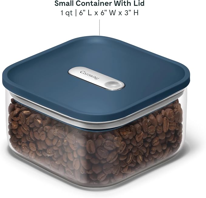 Caraway 1qt Glass Airtight Food Storage Container - Image 3