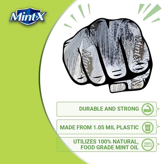 Mint-X Rodent Repellent Outdoor Home and Industrial Trash Bags - Image 5
