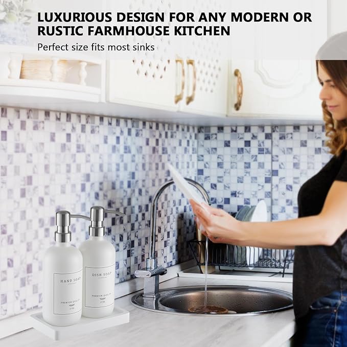 Thick Glass Soap Dispenser - Image 2