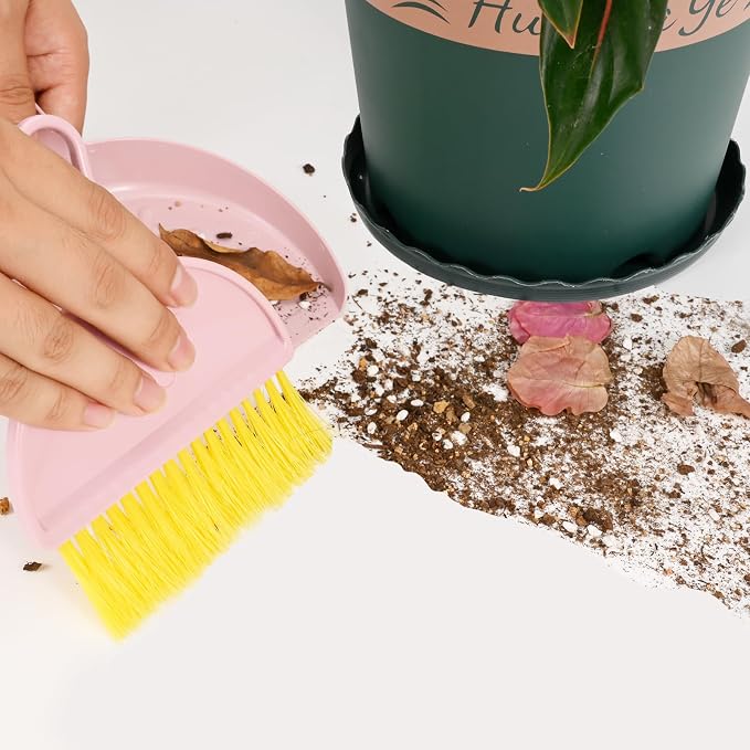 Small Broom and Dustpan Set, mini Compact Portable, - Image 4