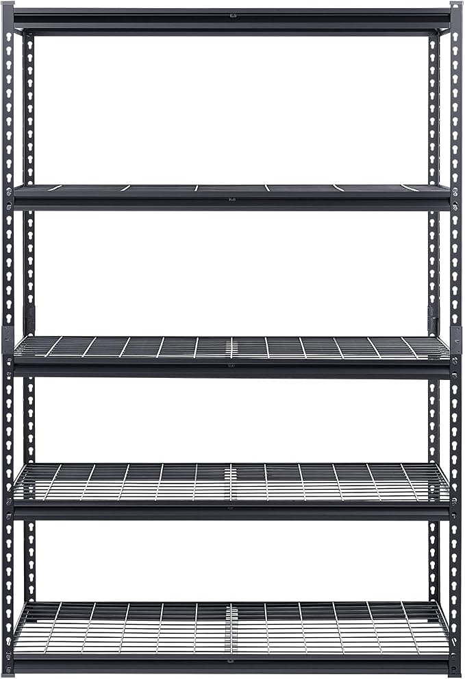 VEVOR Storage Shelves, 3000 lbs, 5 Tier Heavy Duty Garage Shelving, - Image 9