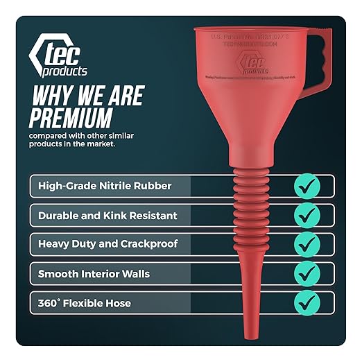 TEC Products FlexAll Long Flexible Funnel - Image 3