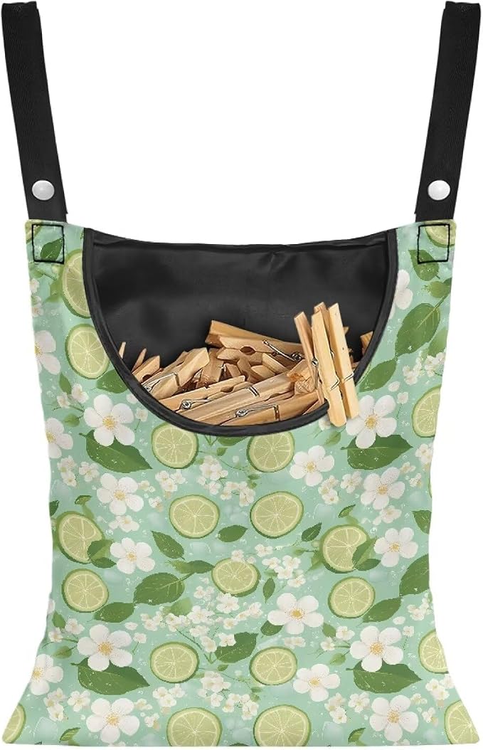 Clothespin Bag for Outdoor Laundry Clothesline and Clothes Pin Holder by Unknown