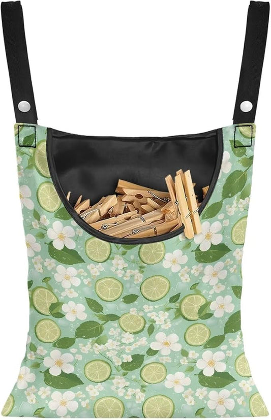 Clothespin Bag for Outdoor Laundry Clothesline and Clothes Pin Holder by Unknown