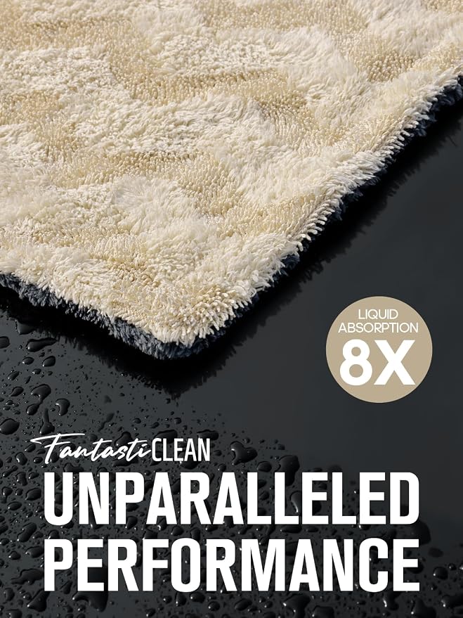 Fantasticlean Extra Large Car Drying Towel- 36‘’ by 24'' -Premium Microfiber - Image 4