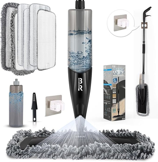 Microfiber Spray Mop for Floors Dry and Wet Mop by MakeCleaningEfficientFun