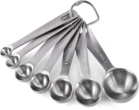 U-Taste 18/8 Stainless Steel Measuring Spoons Set: 7 Piece by U-Taste