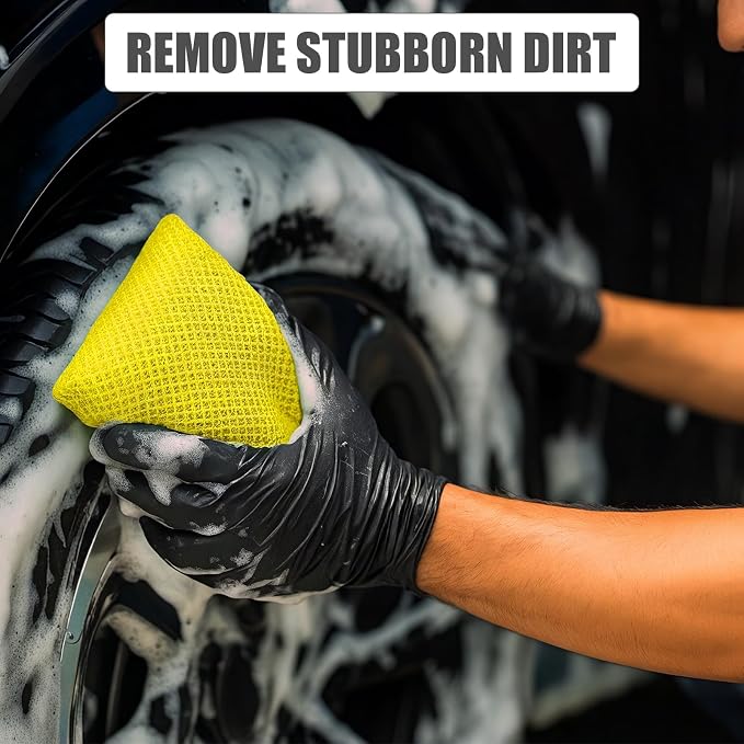 4 PCS Bug Scrubber Sponge Car, Bug Remover Wash Sponge，Car Cleaning Sponge - Image 7