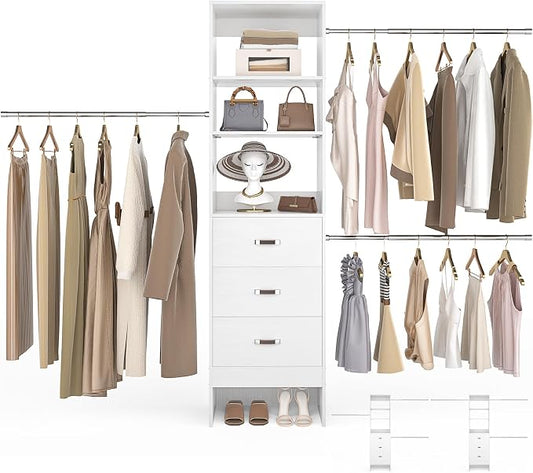 96'' Closet Organizer System by Besiost