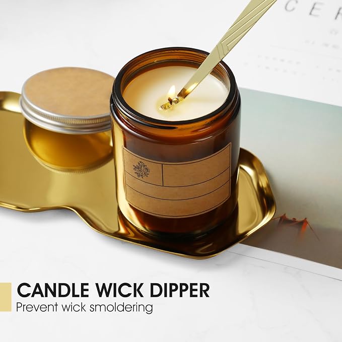 PATOISE 4 in 1 Candle Accessory Set, Wick Trimmer, Candle Snuffer, Wick Scoop - Image 5