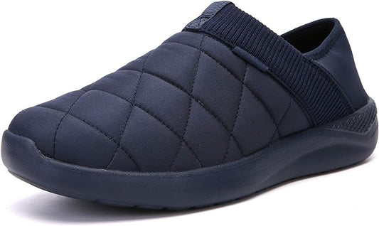 KUBUA Slippers for Men and Womens Indoor House Shoes Plush Slip on Outdoor by KUBUA