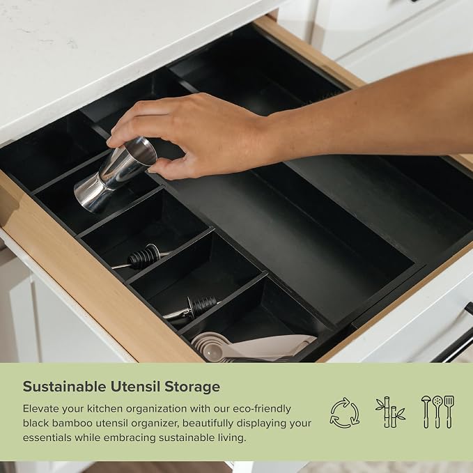 KitchenEdge Adjustable Kitchen Drawer Organizer - Image 5