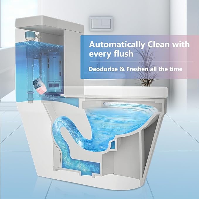 Toilet Bowl Cleaner Tablets, Automatic Toilet Bowl Cleaners, Long-Lasting - Image 8