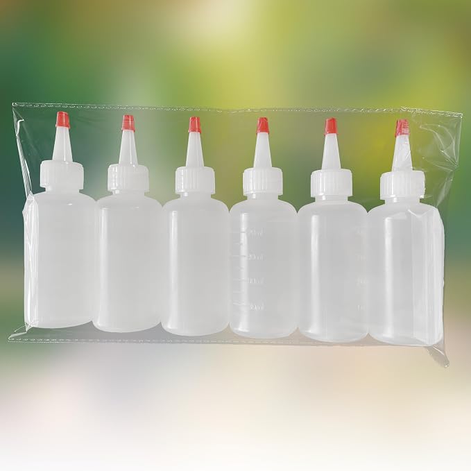 Plastic Squeeze Bottles with Red Tip Cap, 4 Oz Squirt Bottle - Image 12