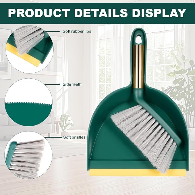Small Broom and Dustpan Set, Dustpan and Brush Set, Small Brush and Dustpan Set - Image 3