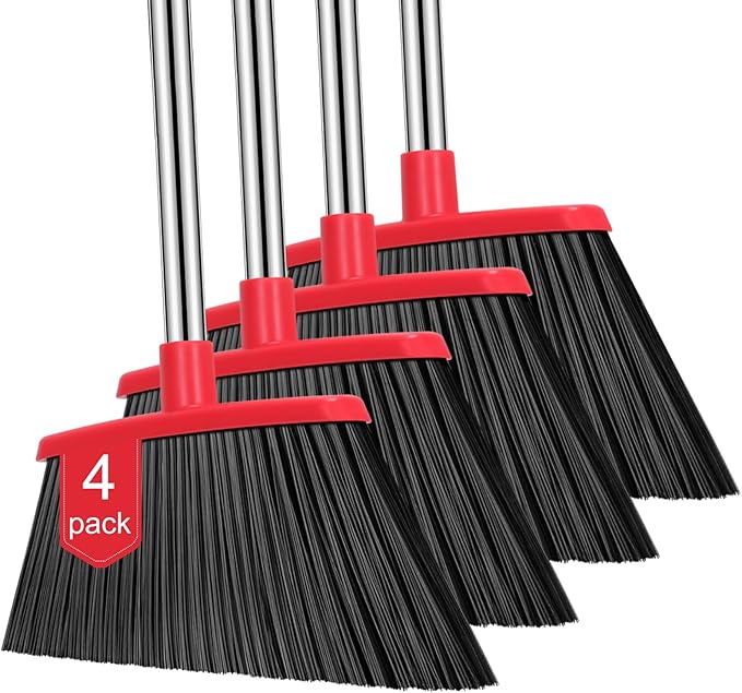 NACENA Heavy Duty Broom, 55 Inch Long Handle Outdoor Large Angle Brooms by NACENA