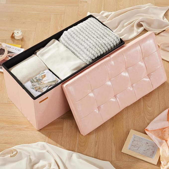 HAUSFRAU - 30 Inches Storage Ottoman Bench - Image 2
