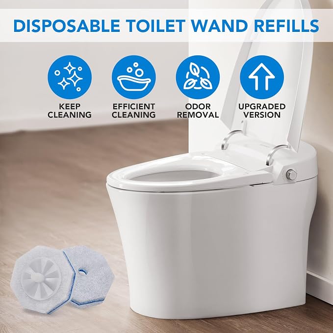 50 Pcs Disposable Toilet Bowl Wand Refills - Image 4