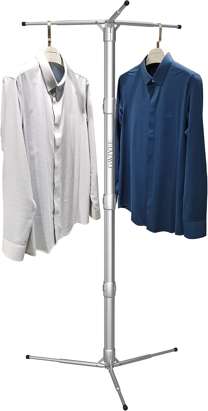 Aluminum Collapsible Clothing Rack, Porbatle Clothes Drying Rack, Laundry by GWIYEE