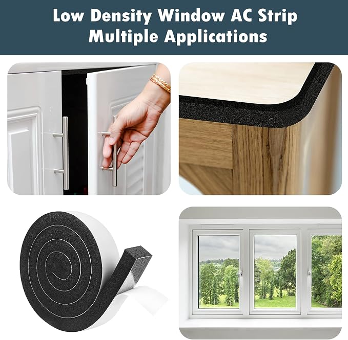 YIJUHOU Weather Stripping Door Seal Window Air Conditoner Insulation Foam Seal - Image 6