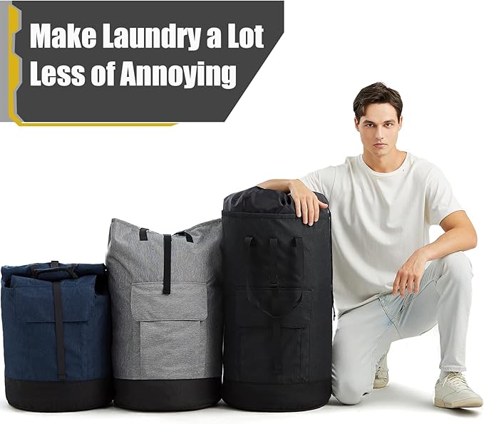 Laundry Bags Extra Large Heavy Duty, Laundry Backpack College 115L, Large - Image 6