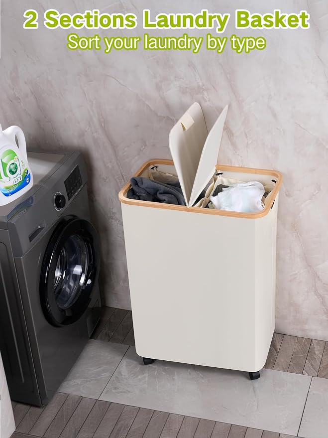 efluky Double Laundry Hamper - Image 4