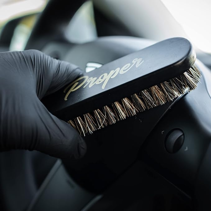 Premium Horse Hair Leather Brushes Set - Image 6
