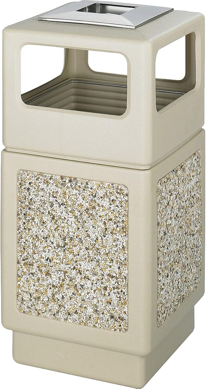 Safco Products Canmeleon Outdoor/Indoor Aggregate Panel Trash Can by SafcoProducts