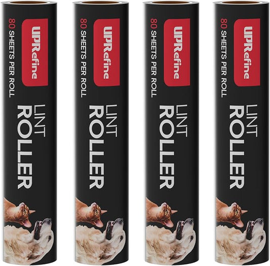 Large Lint Roller Refill 320 Sheets Value Set, Extra Sticky, Easy Tear by UPRefine