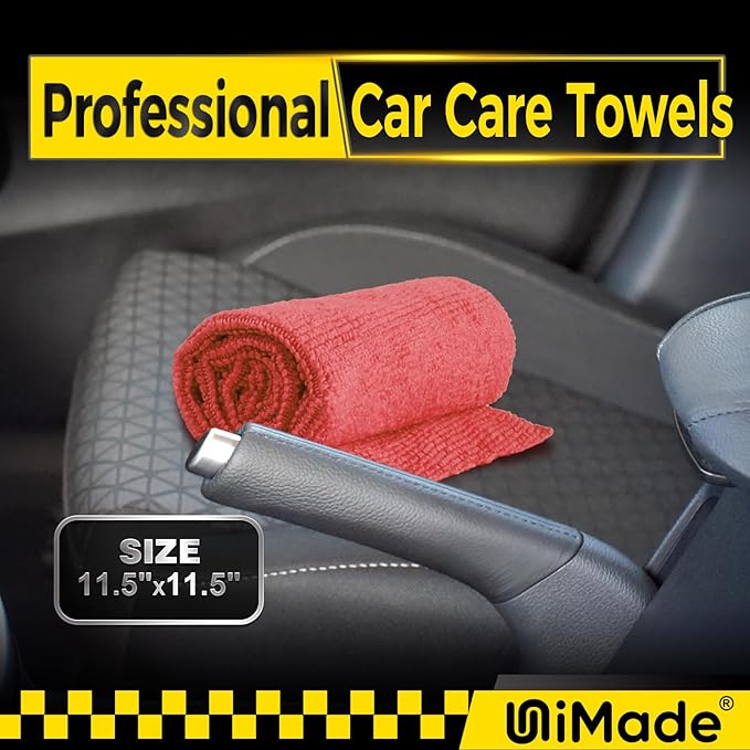 Shop Towels, 100 Pack Commercial Grade Work Rags Microfiber Towels - Image 4