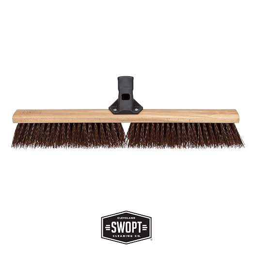 SWOPT 24” Premium Rough Surface Push Broom Head — Outdoor Push Broom - Image 2