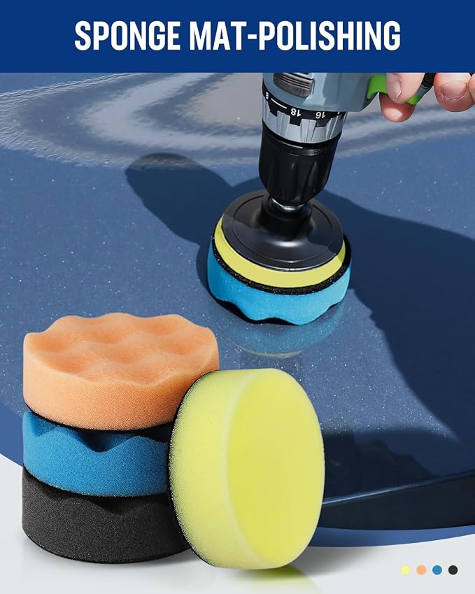 WORKPRO 3 Inch Drill Buffing Pad Kit - Image 7