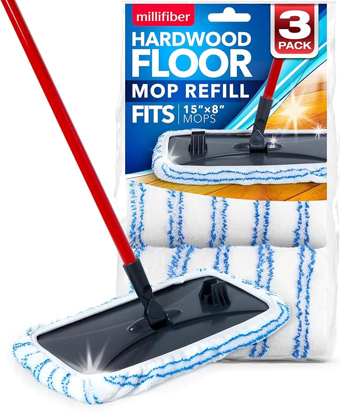 Microfiber Mop Refills 15x8 Inches by Millifiber