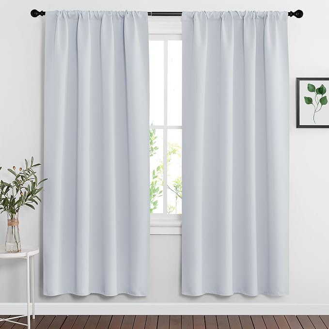 RYB HOME Room Darkening Curtains Bedroom Window Draperies Sunlight Shades Panels by RYBHOME
