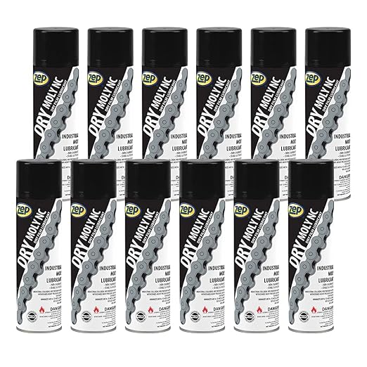 Zep Dry Moly NC Dry Film Lubricant - 14 oz 10601 - Reduces Friction and Wear by Zep