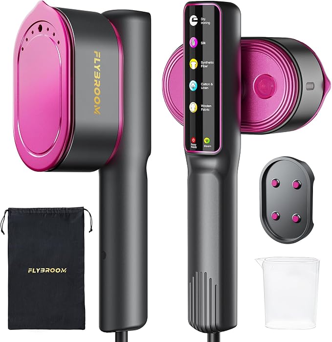 Travel Steamer for Clothes, 1200W Portable Steamer ＆ Iron 2 In 1, 13s Heat Up by Unknown
