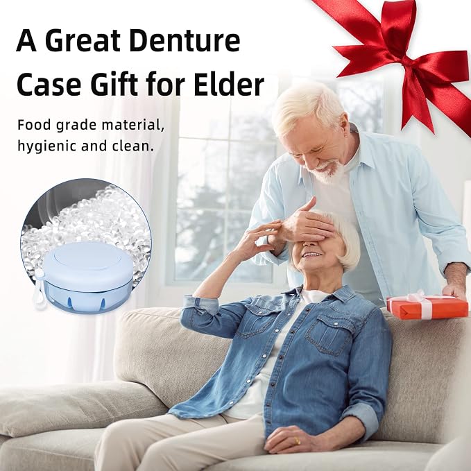 Leak Proof Denture Cup Kit Portable Retainer Case Perfect - Image 6