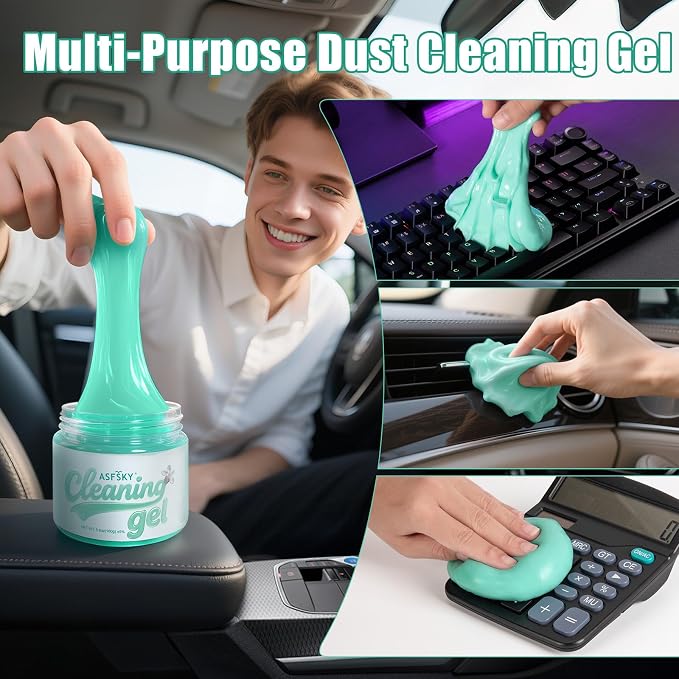 ASFSKY Car Cleaning Gel Dust Cleaning Putty Universal Car Interior Cleaner - Image 5