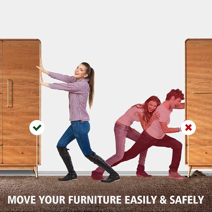 Square Furniture Sliders, Reusable Furniture Movers Sliders - Image 7