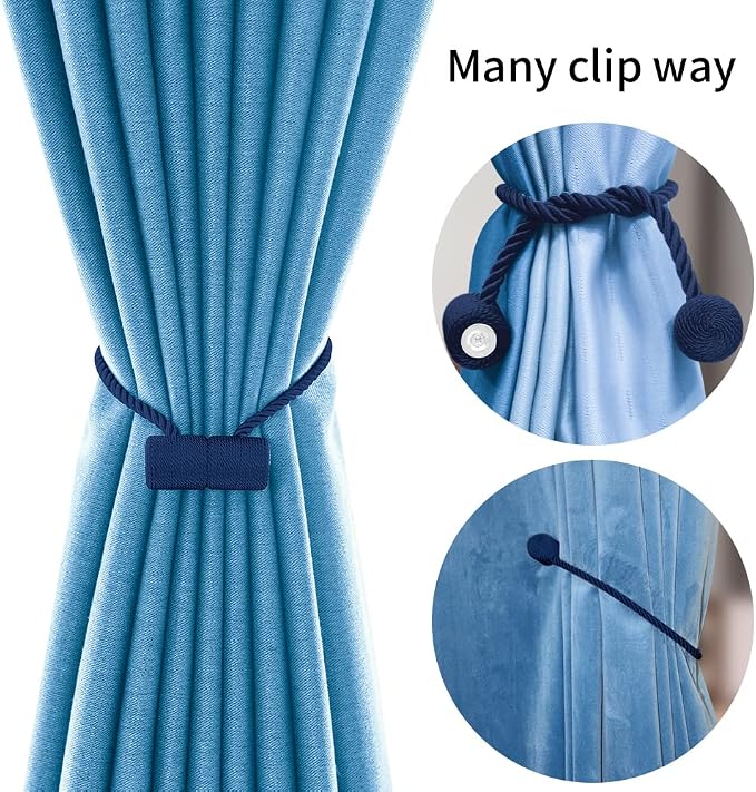 18 Inch Strong Magnetic Curtain Tiebacks, Curtain Holdbacks Modern Upgrade - Image 7