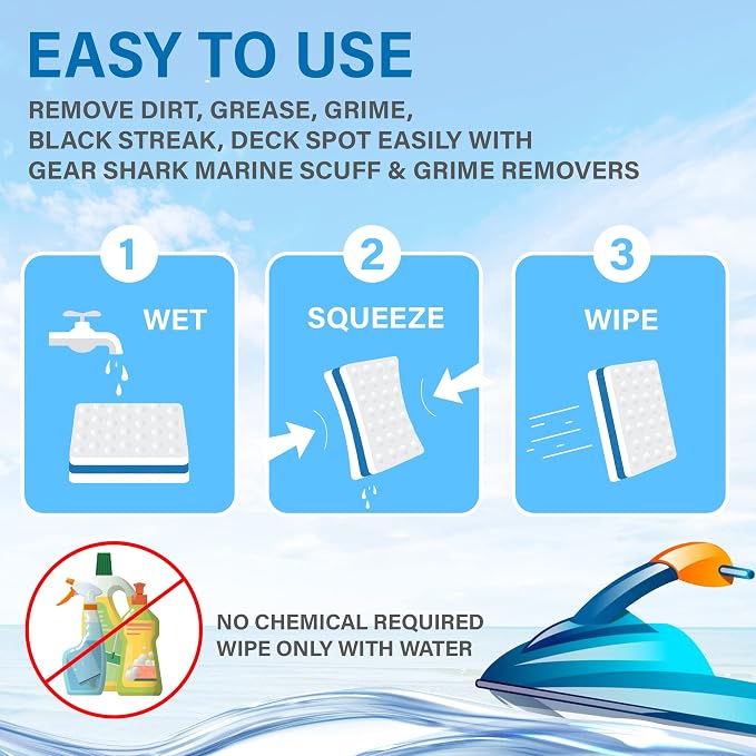 Marine Scuff Erasers | Magic Sponge Pads - Image 5