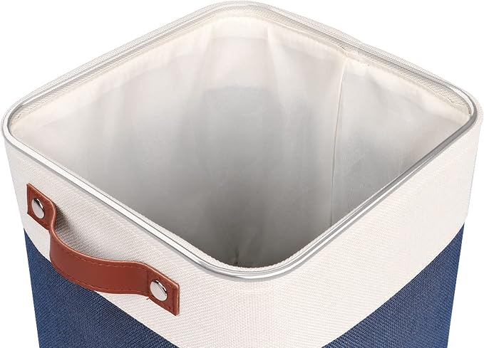 Univivi Fabric Cube Bins Set of 4 Storage Baskets - Image 6