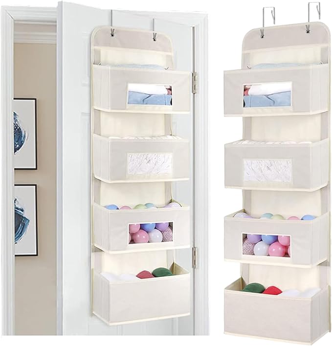 MAX Houser 4-Shelf Over The Door Hanging Organizer by MAXHouser
