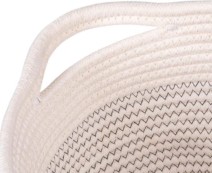 Medium and Large Woven Basket//With Handle, Used - Image 8
