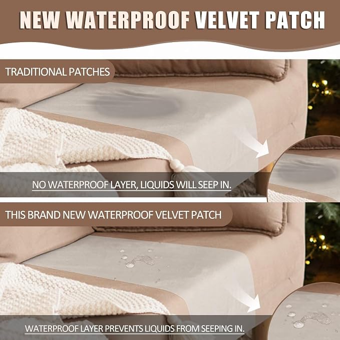 Azobur Couch Patches, Extra-Large Durable Fabric Tape, Waterproof, Self-Adhesive - Image 4
