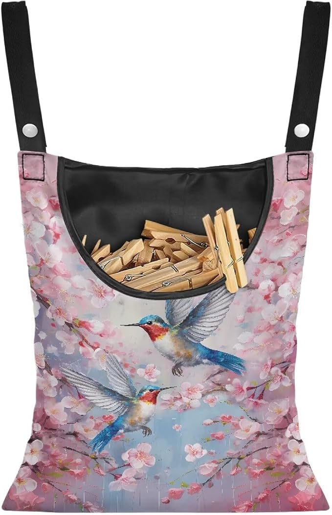 Hummingbird Clothespin Bag by CREAMIC