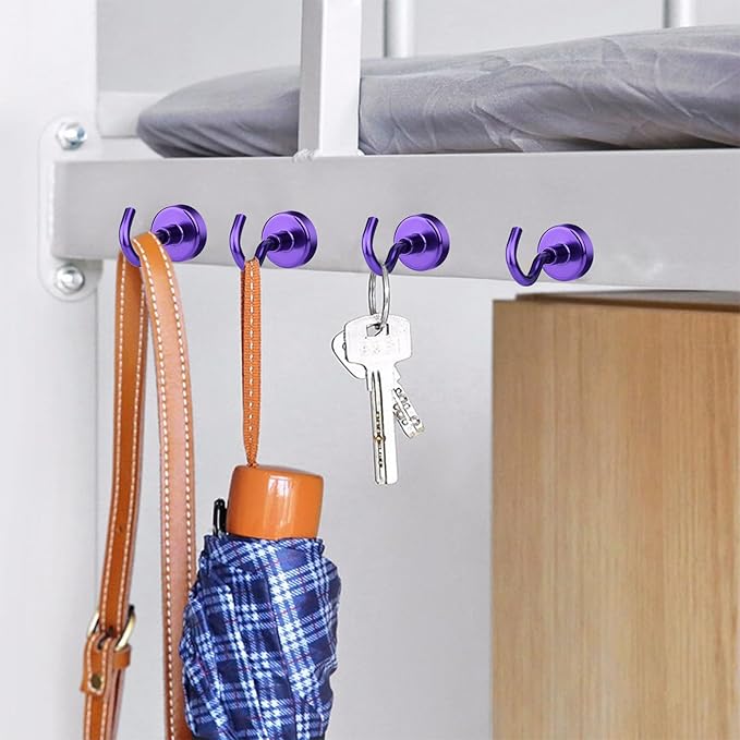MIKEDE Magnetic Hooks Heavy Duty, 28LB+ Strong Magnets - Image 4